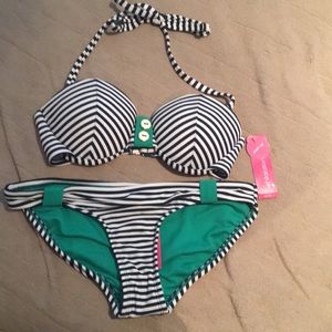 Push up bathing suit set